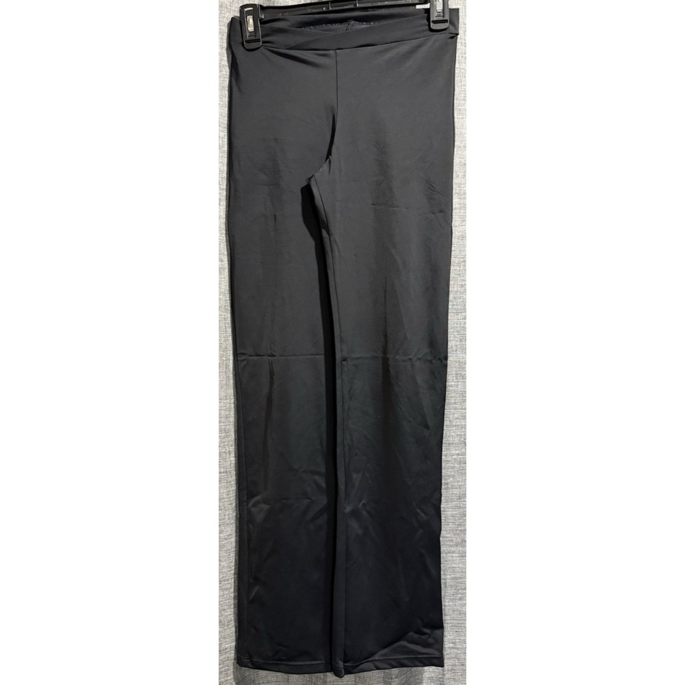 Balera Dance Pants Youth/Child Large Black Wide Leg Cheer Dance Pompon